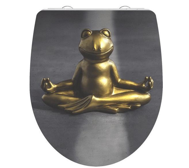 SCHÜTTE WC-Bril 82581 RELAXING FROG - High Gloss - Duroplast, Huis en Inrichting, Badkamer | Badtextiel en Accessoires, Nieuw