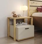 Meubella Kinderachtkastje beige 45cm met 1 lade, Verzenden, Nieuw