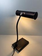 Bureaulamp - Elegante Vintage zwart metalen Bankierslamp /, Antiek en Kunst