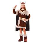 Viking kostuum meisje, Nieuw, Feestartikel, Verzenden