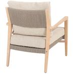 Julia low tuinstoel brushed teak 4 Seasons Outdoor, Ophalen of Verzenden, Nieuw, Teakhout