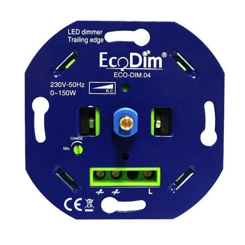 EcoDim Basiselement - Dimmer ECO-DIM.04 Druk/draai, Doe-het-zelf en Verbouw, Elektra en Kabels, Stopcontact, Nieuw