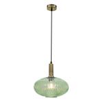 Retro hanglamp groen, Charlois, Huis en Inrichting, Lampen | Hanglampen, Nieuw, Ophalen of Verzenden, Glas, 75 cm of meer