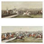 F.L. Hill (XlX) - A pair of horse racing at Aylesbury in