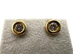 Oorbellen - 18 karaat Geel goud - 0.40ct. tw. Diamant, Sieraden, Tassen en Uiterlijk, Oorbellen, Nieuw