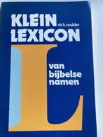 Klein lexicon van bybelse namen 9789024205981 Mulder, Boeken, Gelezen, Mulder, Verzenden