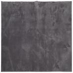 Laagpolig Vloerkleed Antraciet 120x120 - Retourdeal 35%!, Vierkant, Nieuw, Ophalen of Verzenden, Grijs