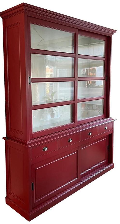 Buffetkast bruinrood Ermelo 200 x 240cm, Huis en Inrichting, Kasten | Buffetkasten, Ophalen of Verzenden