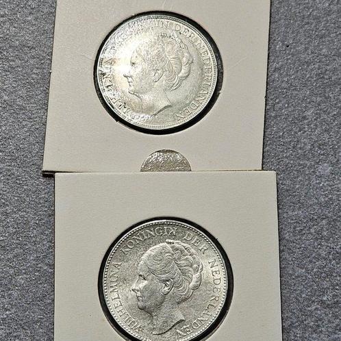 Nederland. Wilhelmina. 1 Gulden 1943/1940 (Zonder, Postzegels en Munten, Munten | Nederland