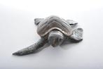 sculptuur, Turtle crawling - 22 cm - Gepatineerd brons, Antiek en Kunst