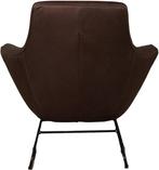Bruine leren moderne design fauteuil - Rancho Leer Brown (br, Huis en Inrichting, Fauteuils, Nieuw, Ophalen of Verzenden, 75 tot 100 cm