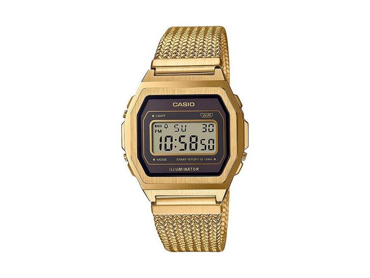 Casio Vintage Iconic A1000MGA-5EF - Polshorloge - 38 mm -, Sieraden, Tassen en Uiterlijk, Horloges | Dames, Zo goed als nieuw