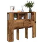 vidaXL Hoofdbordkast 120x19x104,5 cm bewerkt hout oud, Huis en Inrichting, Slaapkamer | Bedden, Verzenden, Nieuw, Bruin, Hout