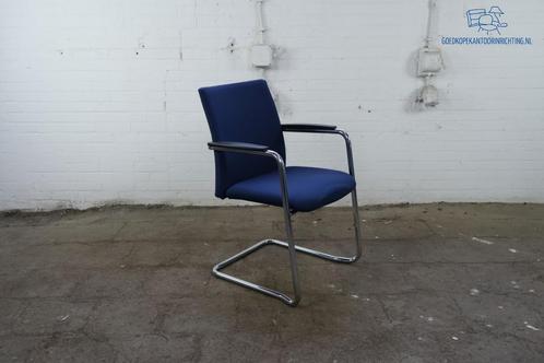 Comforto | Vergaderstoel | Tweedehands | Chromen frame | Bla, Huis en Inrichting, Bureaus, Gebruikt, Verzenden