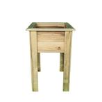 Hoge Plantenbak | Geïmpregneerd Grenen | Gratis Verzending, Verzenden, Minder dan 60 cm, Vierkant, Nieuw