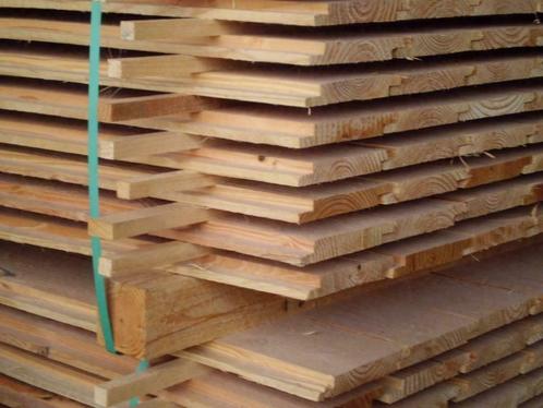 Douglas sponningplanken, 1/2 hout-verbinding   18x180mm, Doe-het-zelf en Verbouw, Hout en Planken, Overige houtsoorten, 300 cm of meer