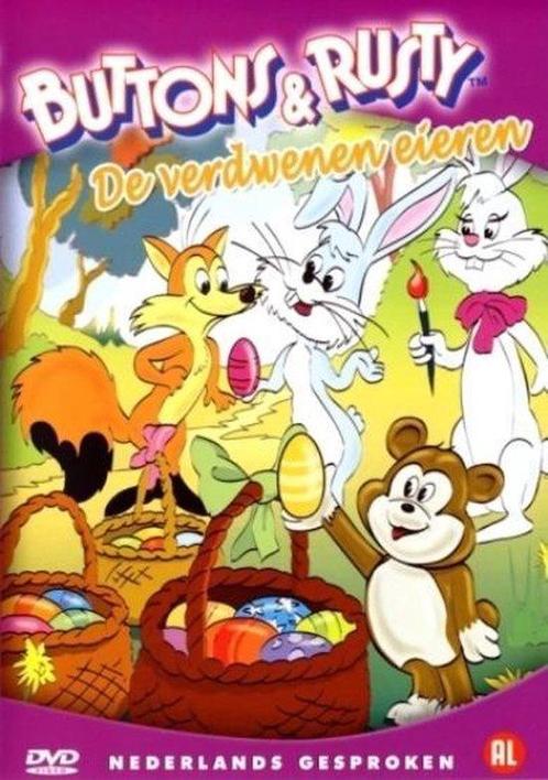 Buttons en Rusty - De Verdwenen Eieren (dvd tweedehands, Cd's en Dvd's, Dvd's | Actie, Ophalen of Verzenden