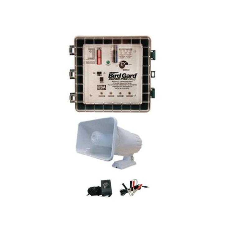 Bird Gard Super Pro PA4 vogelverschrikker met hoorn, 12 Volt, Dieren en Toebehoren, Overige Dieren-accessoires, Nieuw, Ophalen of Verzenden