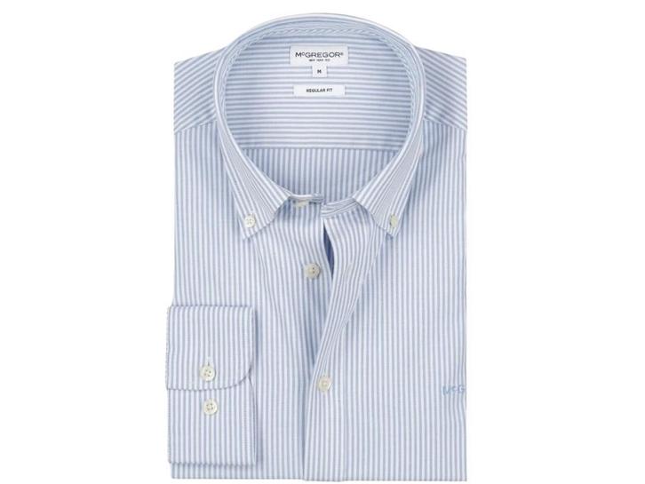 McGregor Stretch Oxford Small Stripe Shirt Heren – maat XXL, Huis en Inrichting, Overige Huis en Inrichting, Nieuw, Verzenden