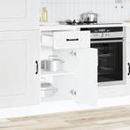vidaXL Onderkast Kalmar bewerkt hout wit, Huis en Inrichting, Keuken | Keukenelementen, Verzenden, Nieuw, Wit