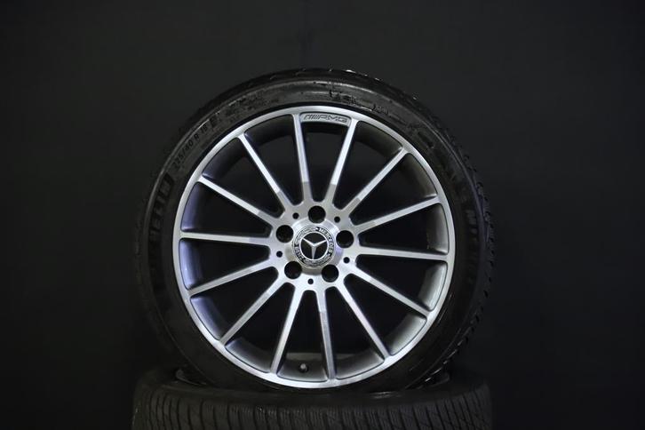 Velgen Mercedes-Benz A/B/CLA-Klasse AMG Michelin Winterbande, Auto-onderdelen, Banden en Velgen, 18 inch, Winterbanden, 225 mm