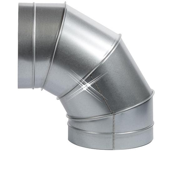 Bocht 90 graden 1120 mm, Doe-het-zelf en Verbouw, Ventilatie en Afzuiging, Nieuw, Verzenden