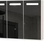 Aquamarin Spiegelkast met LED Verlichting - 90 x 65 x 13 cm, Verzenden, Nieuw