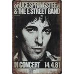 Wandbord- Bruce Springsteen And The E Street Band In Concert, Nieuw, Ophalen of Verzenden, Poster, Artwork of Schilderij