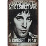 Wandbord- Bruce Springsteen And The E Street Band In Concert, Verzamelen, Ophalen of Verzenden, Nieuw, Poster, Artwork of Schilderij