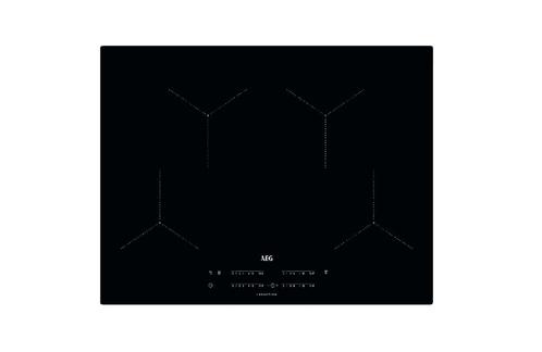 €499 AEG IKB84431IB Zwart Ingebouwd Inductiekookplaat zone, Witgoed en Apparatuur, Kookplaten, Inbouw, Ophalen of Verzenden