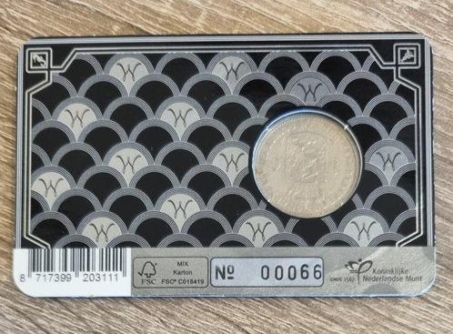 Nederland. 1908 / Historische coincard zilveren eerste 1/2, Postzegels en Munten, Munten | Nederland