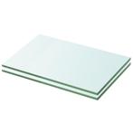 vidaXL Schappen 2 st 20x25 cm glas transparant, Verzenden, Nieuw