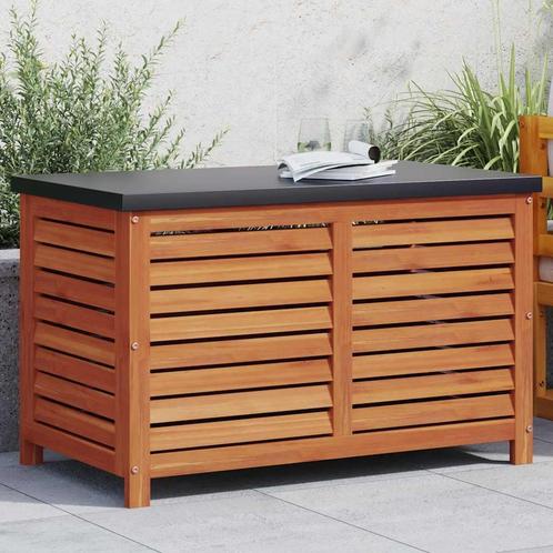 vidaXL Tuinbox 90x48x55 cm massief eucalyptushout, Tuin en Terras, Overige Tuin en Terras, Nieuw, Verzenden