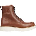 -27% Tommy Hilfiger  Tommy Hilfiger Veterlaars warme voering, Bruin, Verzenden, Nieuw, Veterschoenen