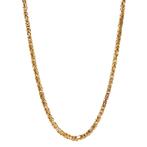 Gouden konings collier 51.5 cm 14 karaat, Sieraden, Tassen en Uiterlijk, Kettingen, Verzenden, Zo goed als nieuw, Goud, Goud