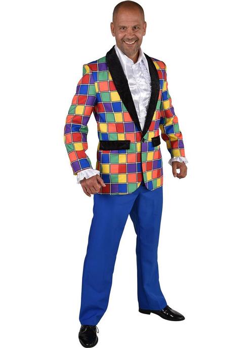 Colbert Geblokt Multikleur, Kleding | Heren, Carnavalskleding en Feestkleding, Nieuw, Ophalen of Verzenden