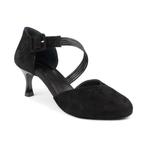 Portdance PD126 Dames Nubuck Dansschoenen met Zwarte Strips, Verzenden, Nieuw