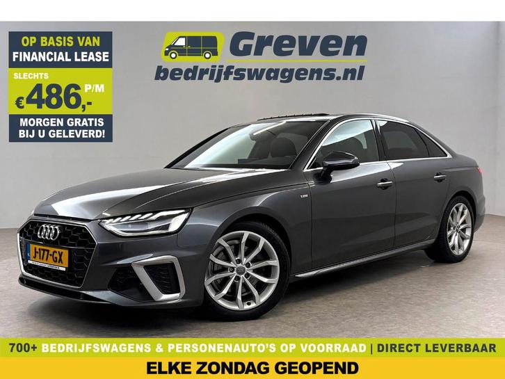 Audi A4 35 TFSI 150PK S-line | Pano | Virtual | Sfeerverl., Auto's, Audi, Te koop, Automaat, Financial lease, Benzine, Zilver of Grijs