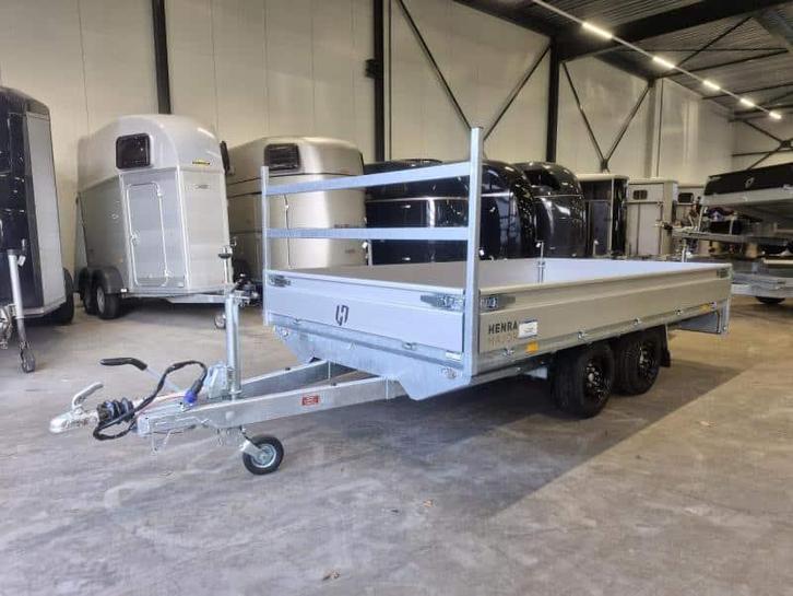 Henra PL273518 met aluminium rijplaten, Auto diversen, Aanhangers en Bagagewagens