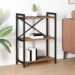 vidaXL Boekenkast Oud hout 60 x 30 x 83 cm Bewerkt hout, Huis en Inrichting, Kasten | Boekenkasten, Minder dan 50 cm, Verzenden