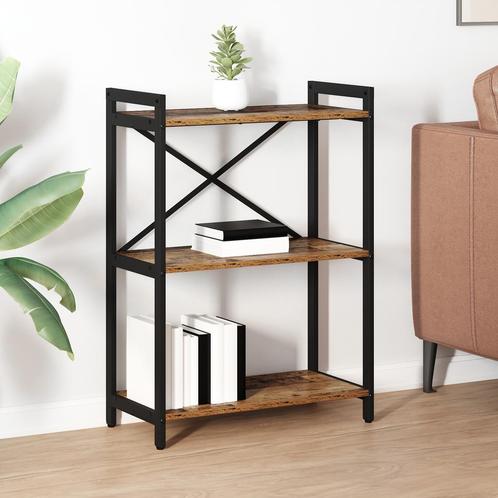 vidaXL Boekenkast Oud hout 60 x 30 x 83 cm Bewerkt hout, Huis en Inrichting, Kasten | Boekenkasten, Nieuw, Minder dan 50 cm, Overige houtsoorten
