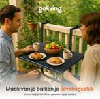 2dekans | Goliving Balkontafel - Inklapbaar - Hangend - 60 x, Tuin en Terras, Ophalen of Verzenden, Zo goed als nieuw