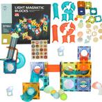 49 delige lichtgevende magnetische knikkerbaan - STEM, Kinderen en Baby's, Speelgoed | Overig, Nieuw, Ophalen of Verzenden
