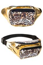 Heupatasje Goud met Panterprint | Toppers Heuptasje, Verzenden, Nieuw