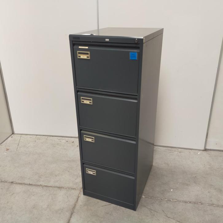 Bisley 4-laden dossierkast - 132x47x62 cm, Huis en Inrichting, Kasten | Ladekasten, Ophalen of Verzenden