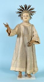Zuid-Duits; staande Jezus pop, 18e eeuw  - Pop - 1750-1800 -, Antiek en Kunst