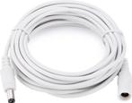 Verlengkabel voeding 12volt 5mtr Wit, Ophalen of Verzenden, Nieuw