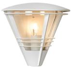 Lucide LIVIA - Wandlamp Buiten - 1xE27 - IP44 - Wit, Huis en Inrichting, Lampen | Wandlampen, Ophalen of Verzenden, Zo goed als nieuw