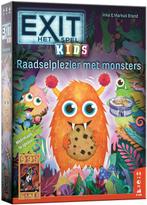 EXIT - Kids Raadselplezier met Monsters | 999 Games -, Hobby en Vrije tijd, Gezelschapsspellen | Bordspellen, Verzenden, Nieuw
