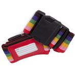 Benson Kofferspanband - Regenboogkleur - 183 cm - Inclusi..., Sieraden, Tassen en Uiterlijk, Koffers, Ophalen of Verzenden, Nieuw